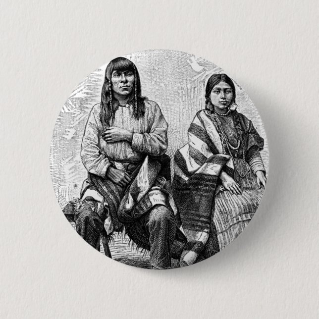 American Indians Button (Front)