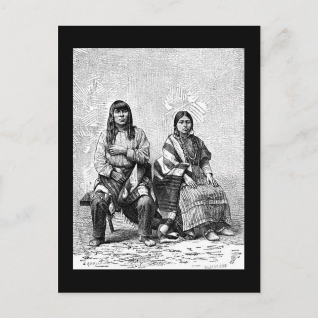 American Indians Postcard (Front)