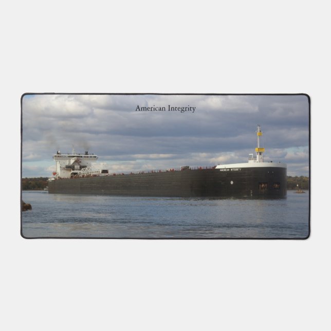 American Integrity desk mat (Front)