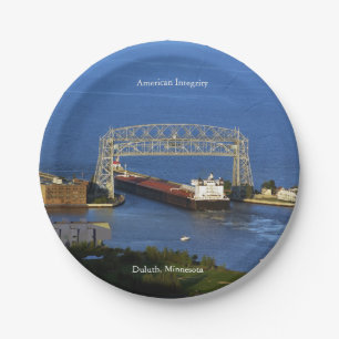 American Integrity Duluth paper plate