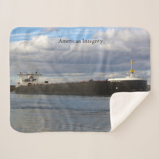 American Integrity sherpa blanket (Front (Horizontal))