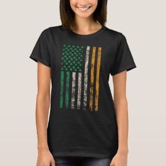 American Ireland Flag Shamrock Irish Flags Men Wom T-Shirt