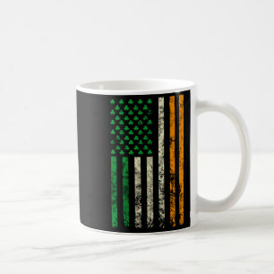 American Ireland Flag Shamrock Irish Patricks Day  Coffee Mug
