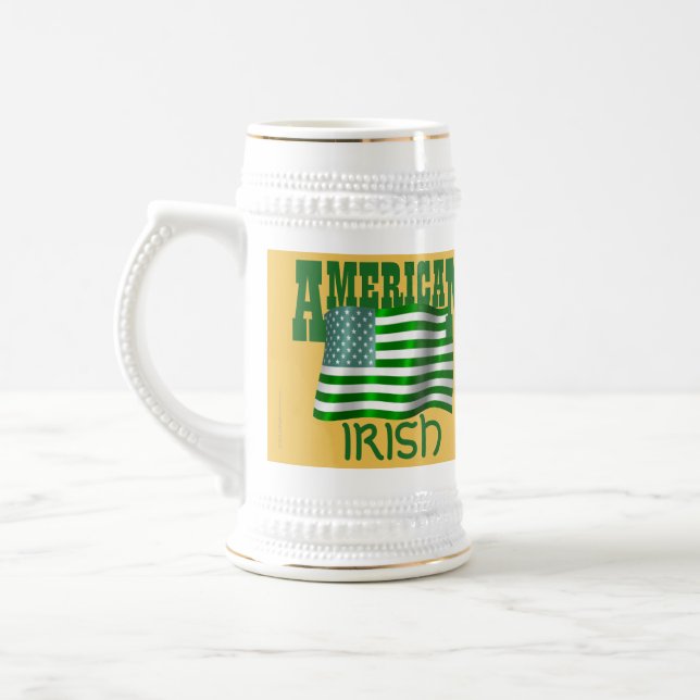 American Irish Beer Stein (Left)