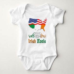 American Irish Roots Baby Bodysuit
