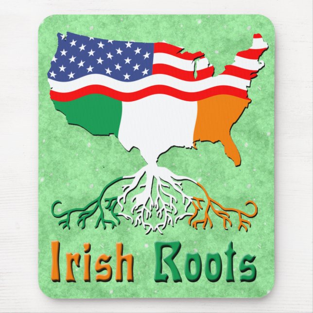 American Irish Roots Mousemat Mouse Pad (Front)