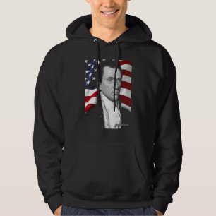 American james monroe Eyes Flag Country Hoodie