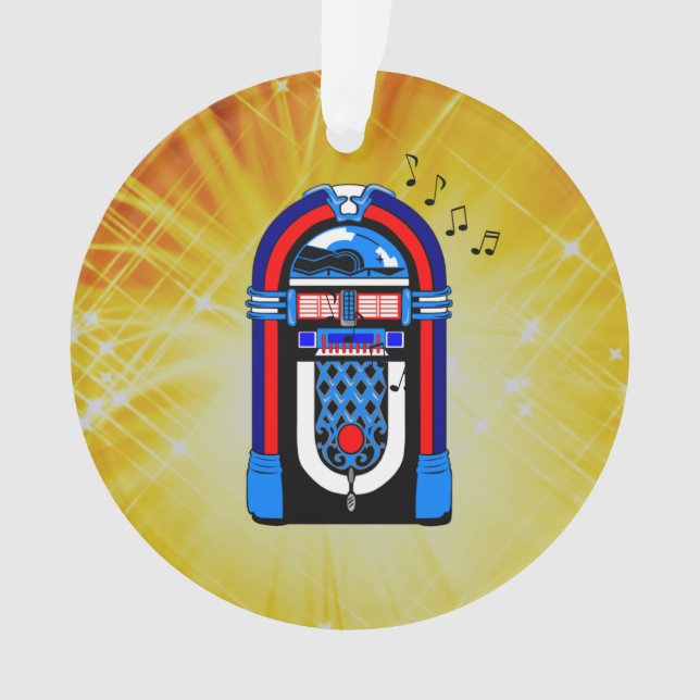 American Jukebox Ornament (Front)