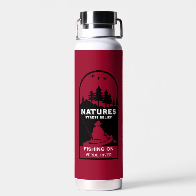 American Kayak Fishing Water Bottle (Back)