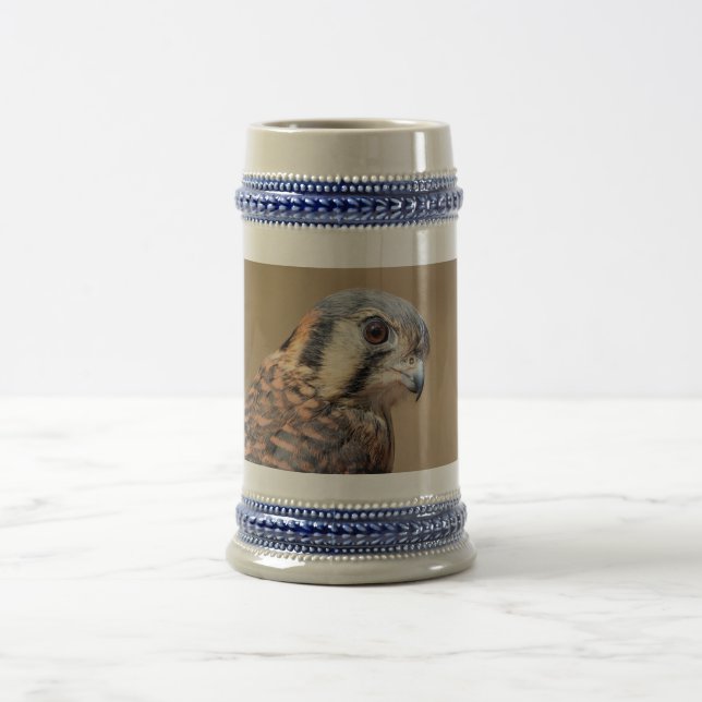 American Kestrel Beer Stein (Center)
