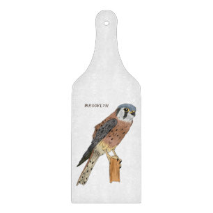 American Kestrel bird illustration Cutting Board