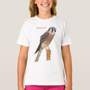American Kestrel bird illustration T-Shirt