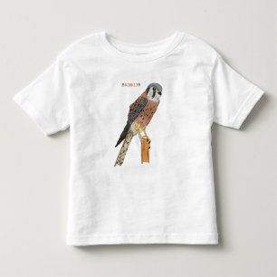 American Kestrel bird illustration Toddler T-shirt