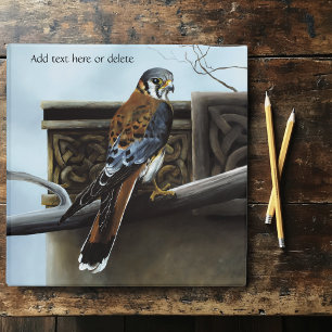 American Kestrel Falcon Celtic Knotwork Wildlife Binder
