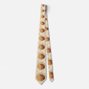 American Kestrel Painting - Original Bird Art Tie