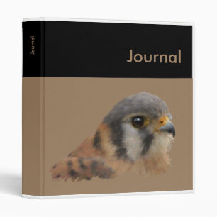 American Kestrel Portrait Binder