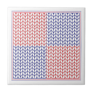 AMERICAN KNIT 4.25x4.25 Carreau de céramique II