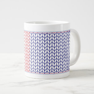 AMERICAN KNIT Big White Mug