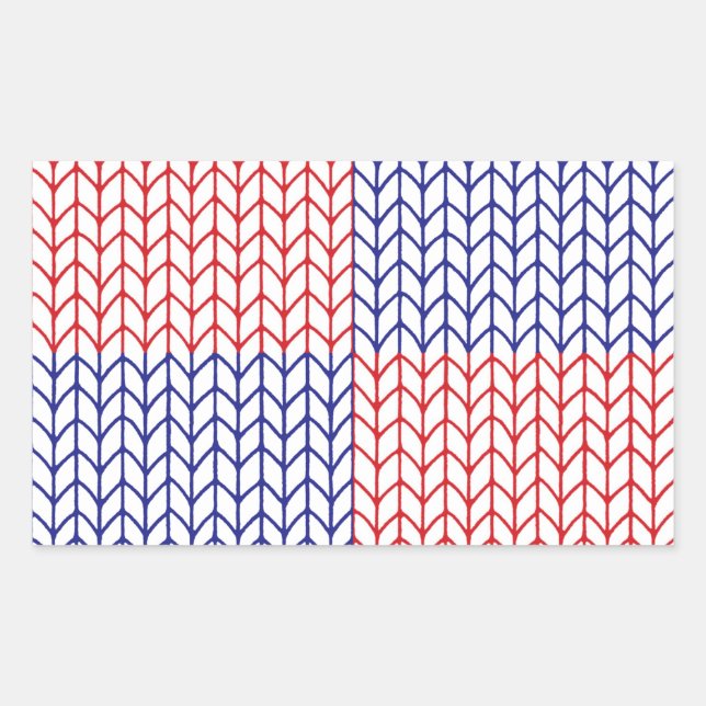AMERICAN KNIT Rectangle Stickers (Front)