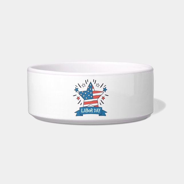 American Labour Day Creative Illustration Design Bowl (Front)