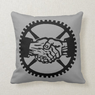 American Labour Party Throw Pillow