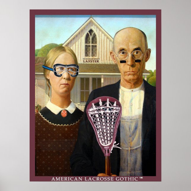 American Lacrosse Gothic Poster (Front)