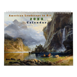 American Landscape in Vintage Art Calendar