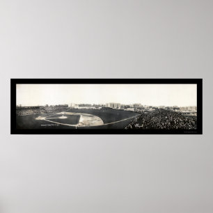 American League Baseball NY Photo 1910 Poster