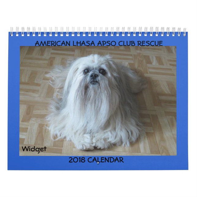 American Lhasa Apso Club Rescue 2018 Calendar Pt.2 (Cover)
