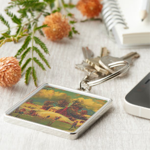 American Life Winter Vintage Keychain