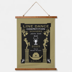American Line Dancing Competition Hanging Tapestry