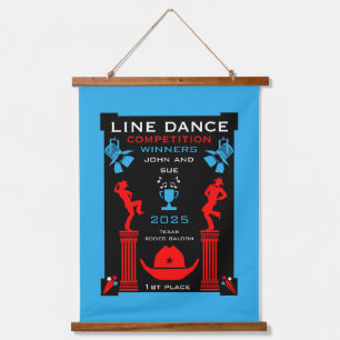 American Line Dancing Competition Hanging Tapestry