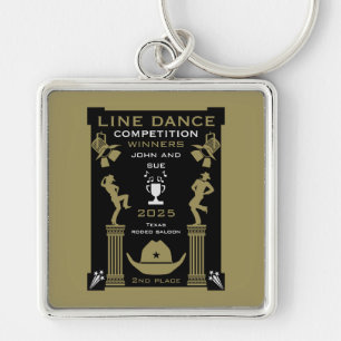 American Line Dancing Competition Keychain