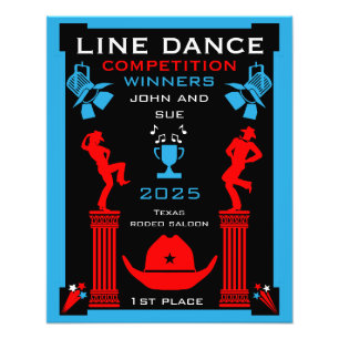 American Line Dancing Competition Photo Print