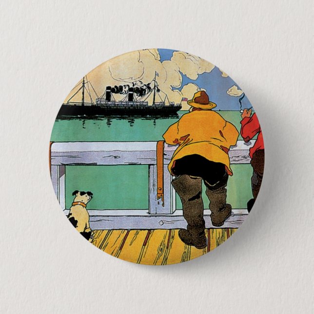 American Line Poster 2 Inch Round Button (Front)