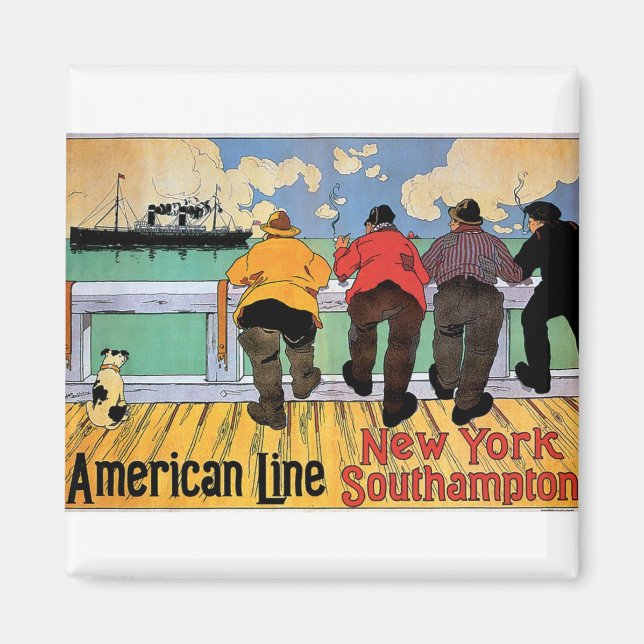 American Line Poster Magnet (Front)