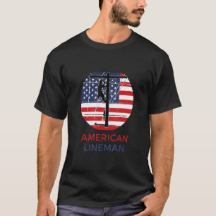 American Lineman Electrician Electric Lineman T-Shirt