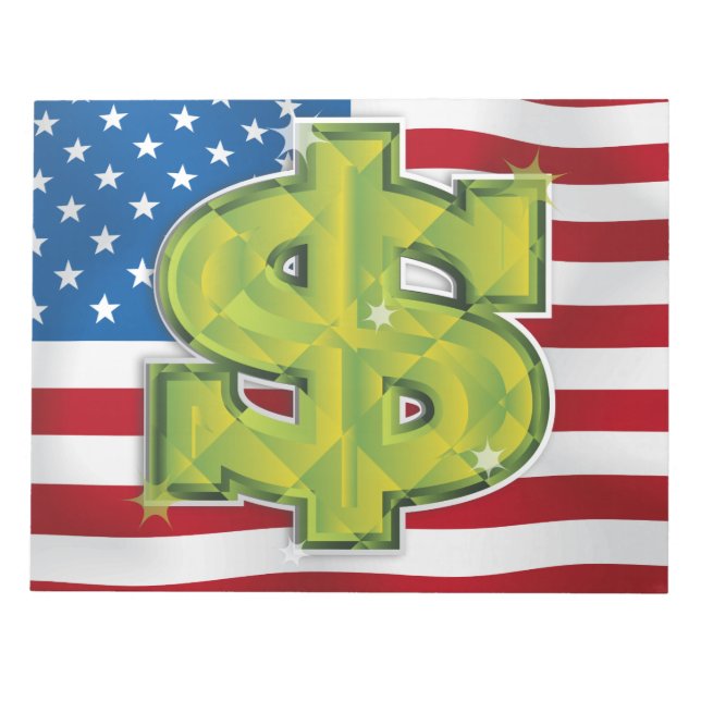 American logo travel poster notepad (Front)