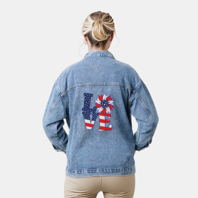 American Love Affair Denim Jacket (Model)