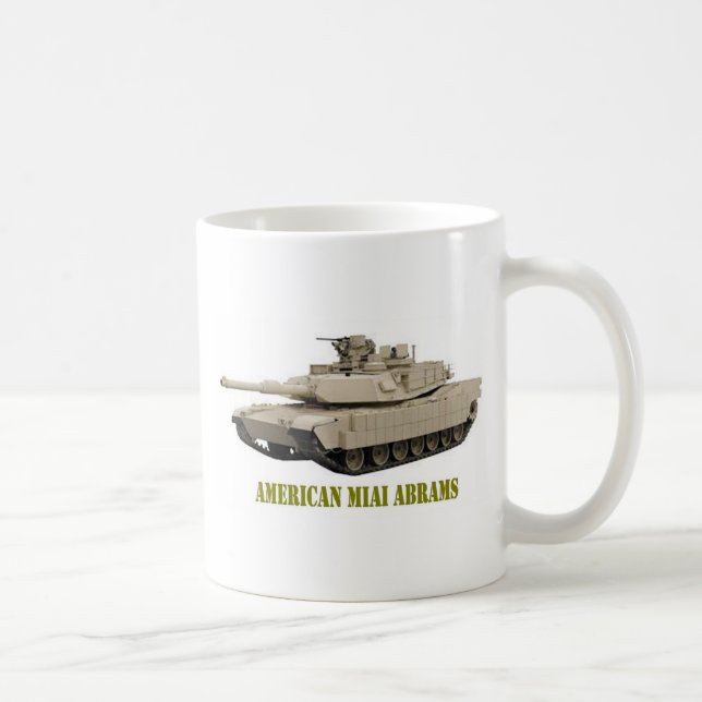 AMERICAN M1A1 ABRAMS  TANK COFFEE MUG (Right)