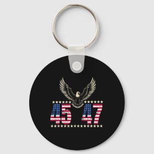 American Made Trump Merchandise Trump 45 47 Trump  Keychain