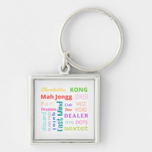 American Mah Jongg Keychain