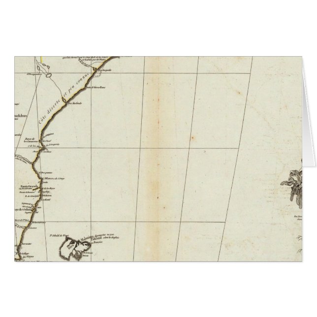 American Map Engraved South Section (Front Horizontal)
