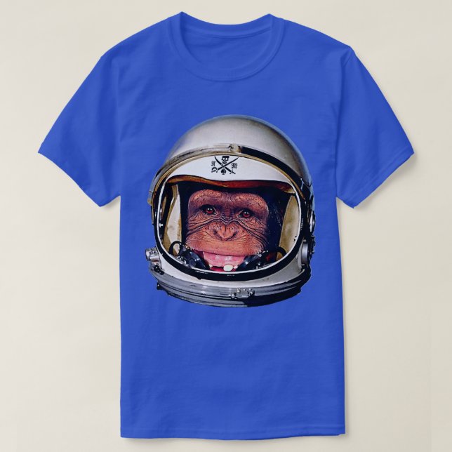 American Marauder Astronaut Chimp  T-Shirt (Design Front)