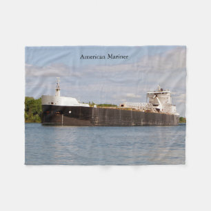American Mariner fleece blanket