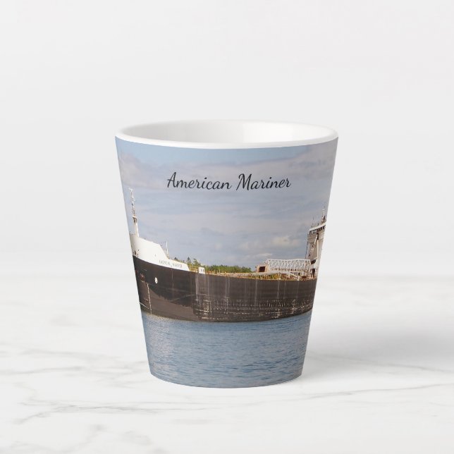 American Mariner latte mug (Front)