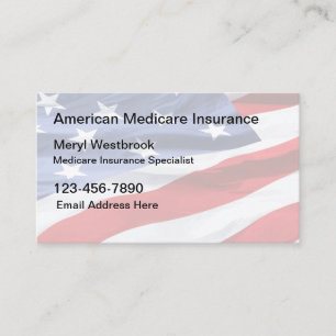 American Medicare Insurance Specialist Business Card