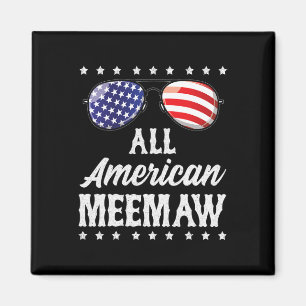 American Meemaw 4th Of July Independence Day Patri Magnet