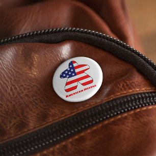 American Meeple Button