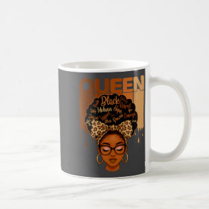 American Melanin History Queen Black African Fun Coffee Mug